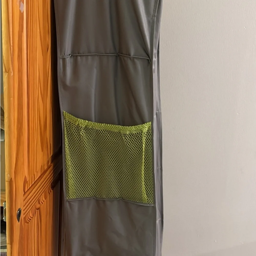 Stylish Green and Gray Hanging Closet Organizer